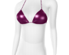 Plum bikini top