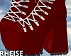 Winter Red Boots
