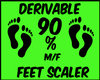{J} 90 % Foot Scaler