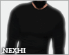 ♔ Fit Sweater Black