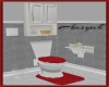 Red Mat Toilet