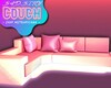 Pink Plush Couch
