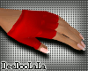 DL~ Short Red Gloves