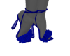 Blue Christmas Pumps