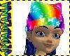 rainbowstar hat/blu hair