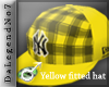 [BE] Yellow fitted hat