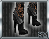 gothic lace boots
