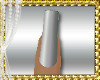 D3~Silver Mat Nails