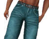 Teal Jeans