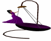 Purple Swinging Papasan