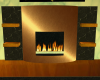 GD-Copper Wall Fireplace