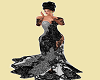 Black Silver Gown