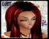 Lustful's red hair