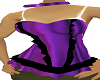 corset purple satin