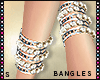 S| White Bangles