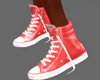 FG~ Red High Top Sneaker