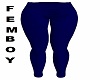 FEMBOY Cobalt Blue Pants