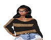 ASL Paige Stripe Sweater