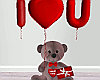 Valentines Bear Balloons