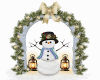 Christmas Snowman Arch