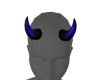 Demon Horns Blue