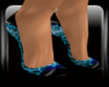 (W)BlueLeopard Heels