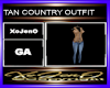 TAN COUNTRY OUTFIT