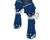 *Blue Snowman Socks*