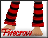 Emo Crimson Socks