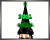 2021 Party Hat Green  /M