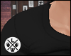 Black Rolled T-shirt
