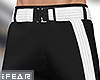 Fear Black Joggers