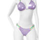 A^ Couples Purple Bikini