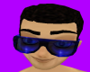 (S) NEW BLUE SUNGLASSES