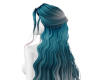blu/white/pink long hair
