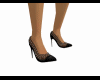 Black spiked heels