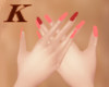 KANDY NAILS RED1Brown