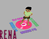 DJ Rena Floor Sign