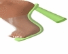 Nella Green Sandals