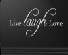 Live Laugh Love wall art