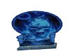 Blue Flame Skull Throne