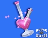 *HS Clear Heart Bong