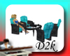 D2k-Teal coffeetbl chair