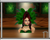 Green Feather Headpiece