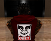 Obey red hoody