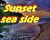 sunset sea side