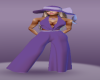 purple hat