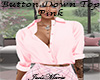 Button Down Top - Pink