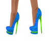 !1S Blue Green Heels