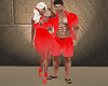 Couple Summer Red  Dress